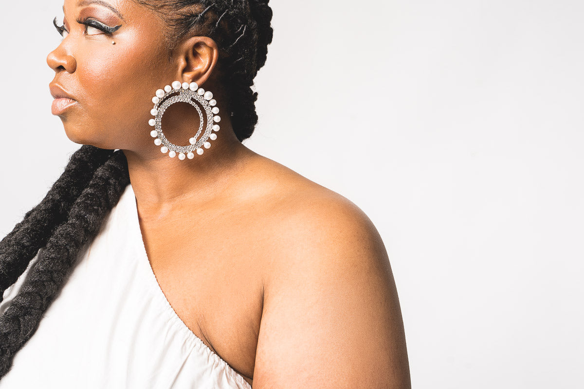 "Pearls for the Girls" Statement Earrings