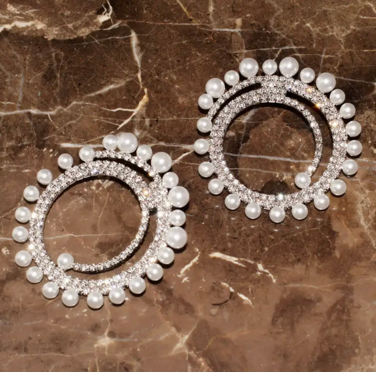 "Pearls for the Girls" Statement Earrings