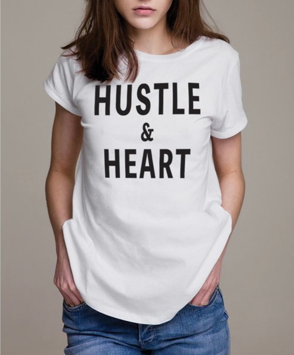 "Hustle & Heart" Tee
